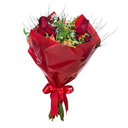 Imagem de Buque Encanto 02 Rosas Vermelhas 