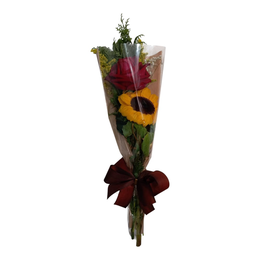 Imagem de Paixão Dupla Rosa Girassol 