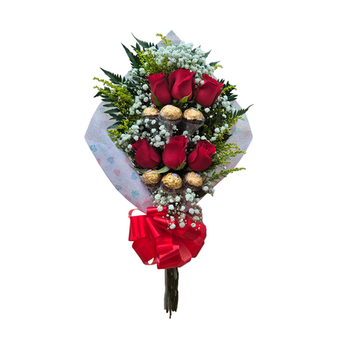 Buquê Rosas e Delícias