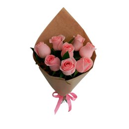 Imagem de Cone de Rosas Cor de Rosa