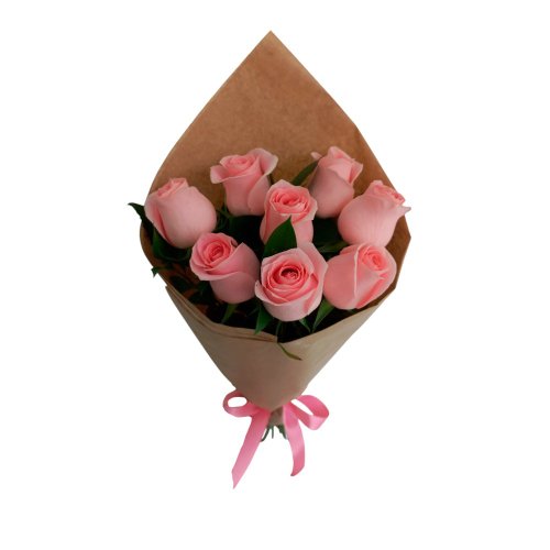 Cone de Rosas Cor de Rosa