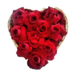 Imagem de Caixa de Coração com Rosas 