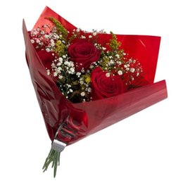Imagem de Arranjo Tradicional de Rosas Vermelhas  
