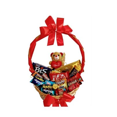 Cesta Alpino com Pelúcia