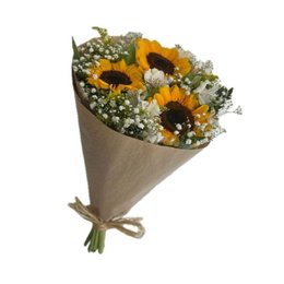 Imagem de Buquê de Girassóis e Astromélias 