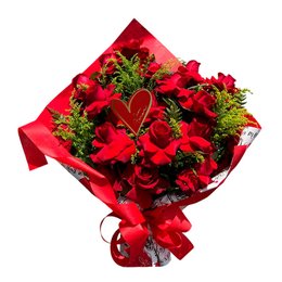 Imagem de Ramalhete 18 Rosas Vermelhas 