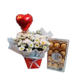 Imagem de Margaridas com chocolates