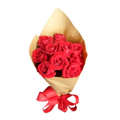 Ramalhete Com 10 Rosas vermelhas