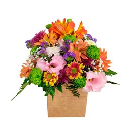 Imagem de Arranjo Flores Cores da Estação