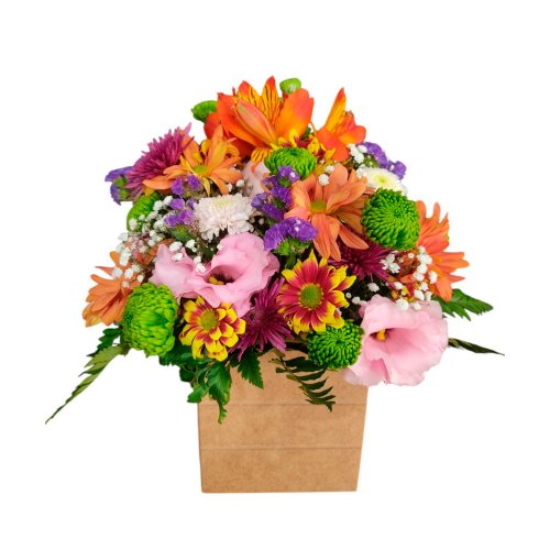 Arranjo Flores Cores da Estação