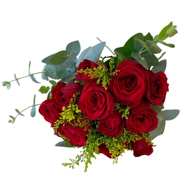 Buquê de Rosas Compacto 12 Flores 