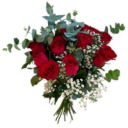 Imagem de Buquê de Rosas Tradicional 12 Flores 
