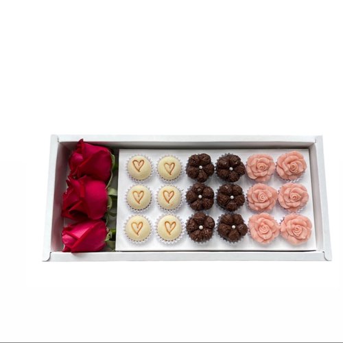 Caixa de Brigadeiro Floral