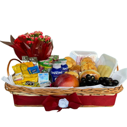 Imagem de Cesta de Café da Manhã Bandeja para Casal