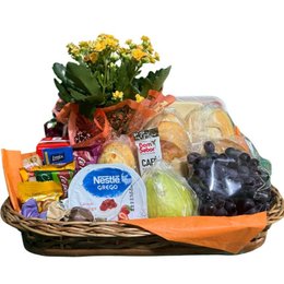 Imagem de Cesta de Café da Manhã em Bandeja