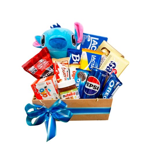 Cesta de chocolate Stitch