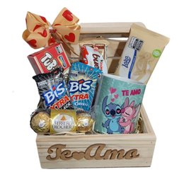 Imagem de Baú de Chocolate e Caneca 