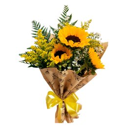 Imagem de Buquê de girassol raio de luz