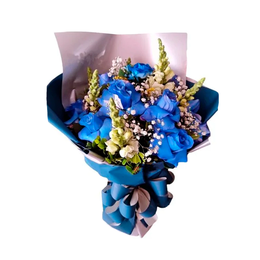 Imagem de Buquê Flores Azuis
