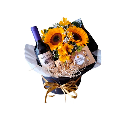 Box de Flores e Girassol