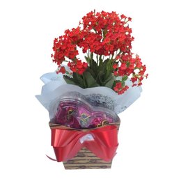 Imagem de Flor da Fortuna com Coração de Bombons