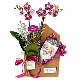 Imagem de Box Orquídea Super Mãe com Caneca