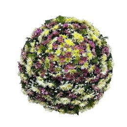 Imagem de Coroa de Flores Simples Média 