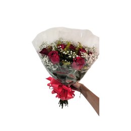 Imagem de Buquê Tradicional com 6 Rosas Vermelhas
