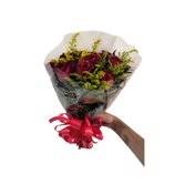 Buquê Tradicional com 12 Rosas