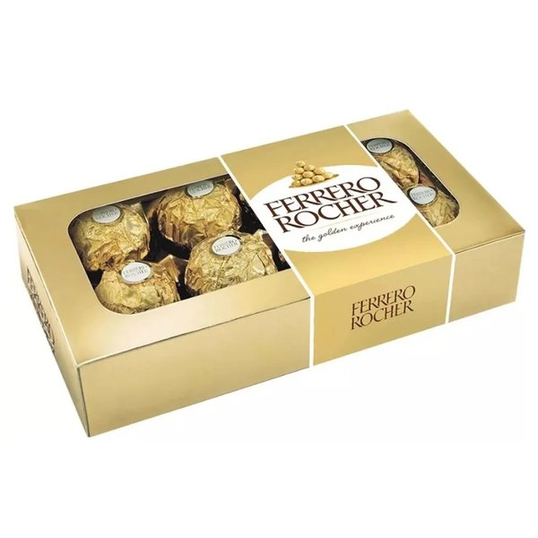 Bombom Ferrero Rocher de 8 unidades