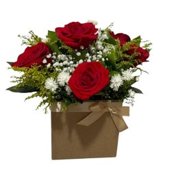 Imagem de Caixa Box Rosas Vermelhas