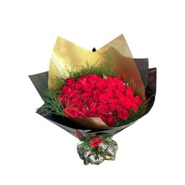 Imagem de Buquê Luxo 48 Rosas Vermelhas 