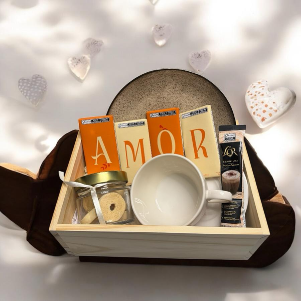 Cesta Romântica Amor que Aconchega