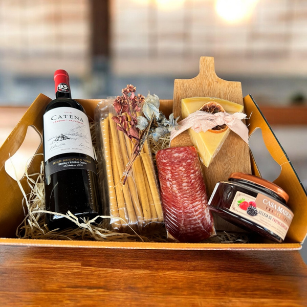Cesta Premium Catena & Tábua de Charcutaria