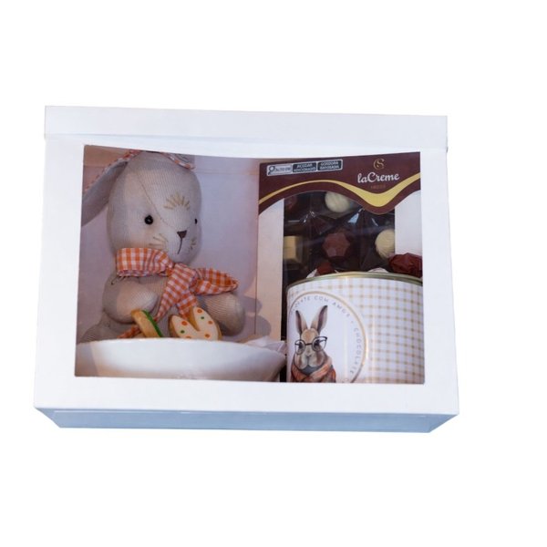 Cesta Imperial Páscoa & Cerâmica Amora