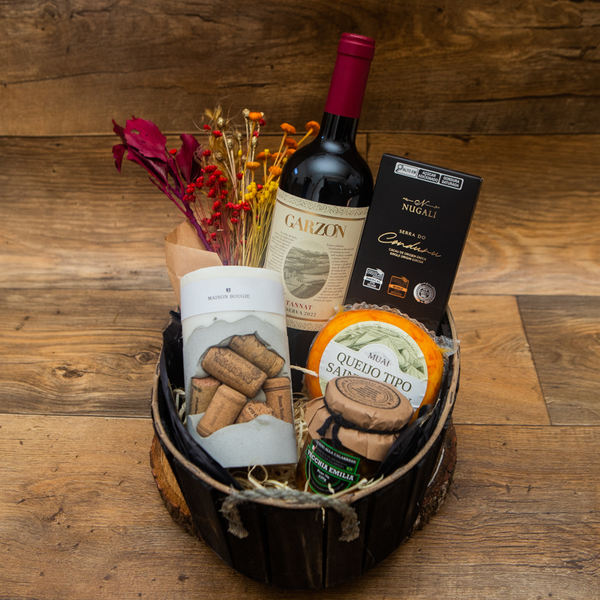 Kit Gourmet Romântico Vinho à Luz de Vela