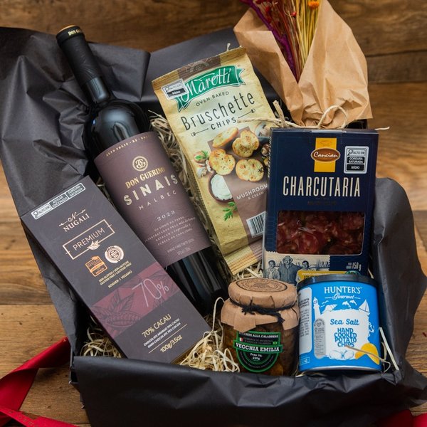 Cesta Presente Happy Wine 