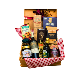 Imagem de Cesta Presente Gourmet com Vinho & Pasta Italiana