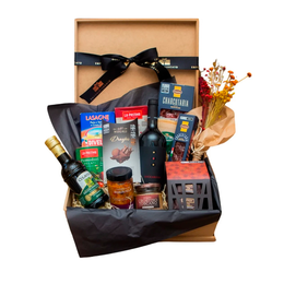 Imagem de Cesta Gourmet Com Massa & Vinho Italiano