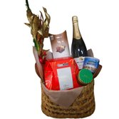 Cesta de Natal Presente com Espumante