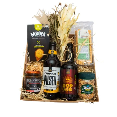 Kit Presente c/ Cervejas Meu Churrasqueiro Favorito