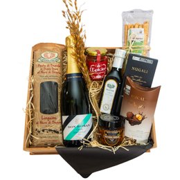 Imagem de Cesta Gourmet Pasta Italiana ao Nero com Polvo