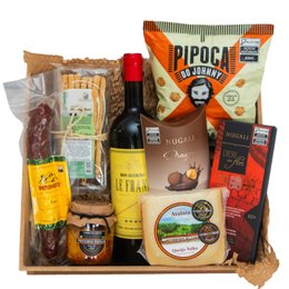 Imagem de Cesta Gourmet com Vinho Le Franc
