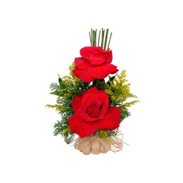 Imagem de Arranjo de 2 Rosas Importada