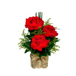 Imagem de Arranjo de 3 Rosas Importada
