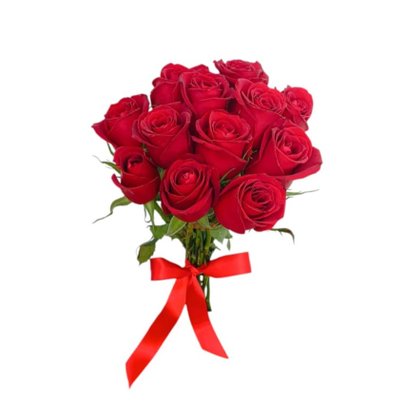 Buque 12 Rosas Vermelhas Paixão