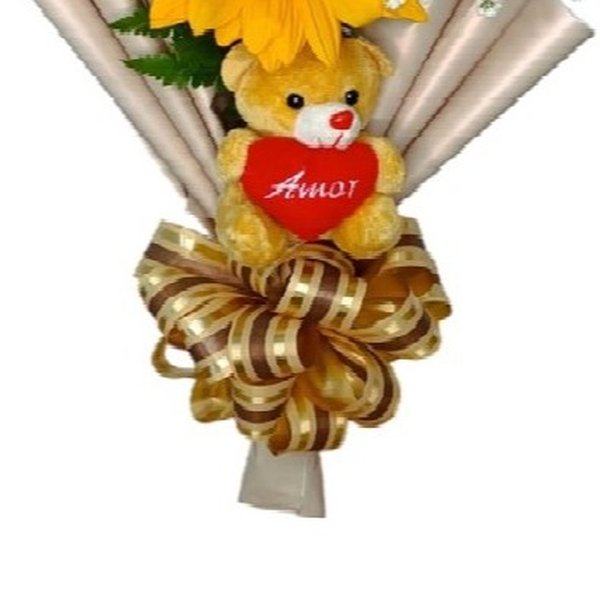 Ramalhete Girassol Luz Do Amanhecer Luxo 