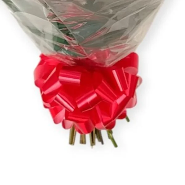 Buque 12 Rosas Vermelhas Importadas Abertas