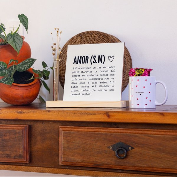 Kit Dia dos Namorados Definição do Amor