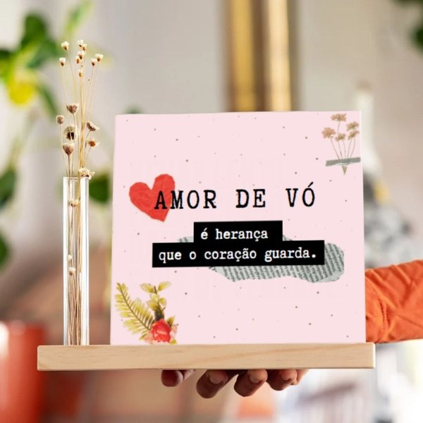 Kit Avó Amor de Vó Herança que o Coração Guarda